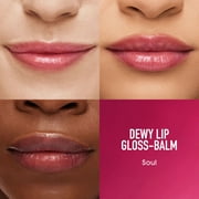 bareMinerals Dewy Lip Gloss-Balm, Lip Gloss, Soul, 0.1 oz