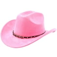 thumbnail image 1 of Western Cowboy Hat For Outdoor Adventure Travel Riding And Country Style Craftsmanship With Curved Brim And Timeless Appeal, 1 of 3