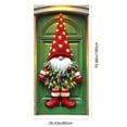 thumbnail image 3 of Christmas Door Cover Decoration Merry Christmas Gnome Door Hanging Banner Backdrop Red Hat Door Cover Winter Xmas New Year Decor, 35.43x70.86in, 3 of 6
