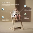 thumbnail image 2 of Set de 2 sillas altas Stokke Tripp Trapp para bebés de 6 a 36 meses, color blanco, 2 of 6