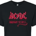 thumbnail image 3 of ACDC - Highway To Hell - Juniors Cropped Cotton Blend T-Shirt, 3 of 5
