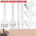 thumbnail image 2 of CAROOTU Leather Hole Punch Tool Craft Pricking Steel Diamond Stitching Chisel 3/4/5/6mm, 2 of 6
