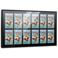 thumbnail image 2 of Comic Book Frame Wall Display with Mat for 12 CGC, CBCS OR PGX Graded Comics - Black Comic Frame for 8.125x13 Comics, 2 of 5