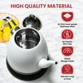 thumbnail image 4 of Chantal Mia Ekettle Electric Water Kettle, 32 Ounce, Forest Green, 4 of 29