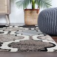 thumbnail image 4 of BNM Modern Trellis Indoor Area Rug, 8' x 8', Ivory, 4 of 10
