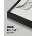 thumbnail image 3 of Drsoum Modern Abstract Wall Art 16x24in3pcs Black Framed Minimalism Print Artwork for Bedroom living room Dining room Hallway, 3 of 7