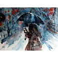 thumbnail image 2 of Kovacs, Anna Brigite 14x12 Black Ornate Wood Framed with Double Matting Museum Art Print Titled - Winter Time With Coffee, 2 of 4