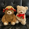 thumbnail image 2 of Teddy Bear with Rose Bouquet，2026 New Teddy Bear with Bouquet, Bloom Bear Plush Toy with Red Rose, Romantic Stuffed Animal with a Cute Bouquet of Flowers for Girlfriend/Mom, 2 of 9