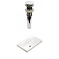 thumbnail image 1 of American Imaginations 23.86-in. W 3H4-in. Ceramic Top Set In White Color - Overflow Drain Incl. AI-30873, 1 of 1