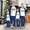 Style 2, variant on Merry Chrismukkah Matching Family Pajamas With Dog, Hanukkah Pajama Set, Size NB to Men 6XL
