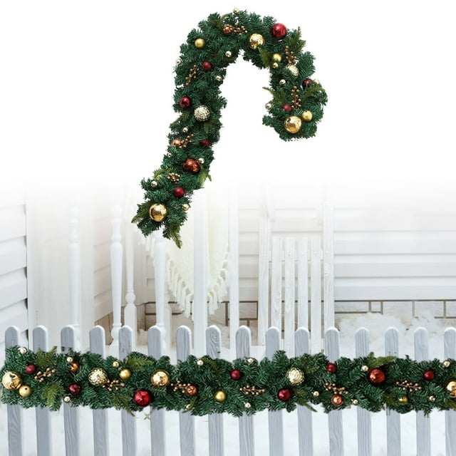 Oliegs Christmas Decorative Vine 180cm Easy Installation And Use DIY Decoration For Courtyard And Indoor