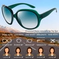 thumbnail image 4 of Gafas de sol Joopin Jackie Butterfly polarizadas de gran tamaño para mujer, 4 of 6