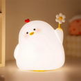 thumbnail image 1 of Chicken Cute Night Light, Nightlight for Room/Bedside, Silicone Soft Lamp with 30Min Timer and Auto Off,, 1 of 5