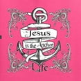 thumbnail image 2 of Wild Bobby, Jesus Is The Anchor Of My Life, Inspirational/Christian, Unisex Crewneck Graphic Sweatshirt, Neon Pink, 3X-Large, 2 of 4