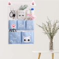 thumbnail image 5 of 2 Pieces Hanging Storage Bag, Wall Organizer Bag, Wall Organizer Pockets, Foldable, 7 Pockets and 3 Pockets, with Sticky Hooks, for Keys, Toys, Remotes, 5 of 5