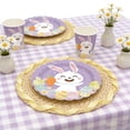 thumbnail image 5 of BAOPAI 20 Piece Party Party Paper Plates Disposable Cartoon Printed Dinner Plates with Cute Bunny and Egg Designs for Festive Celebrations and Holiday Decorations, 5 of 6