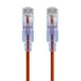 thumbnail image 3 of Monoprice SlimRun - Patch cable - RJ-45 (M) to RJ-45 (M) - 7 ft - UTP - CAT 6a - booted, snagless, stranded - orange (pack of 10), 3 of 3