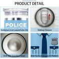 thumbnail image 3 of Police Officer Gifts Police Tumbler Cup Police Appreciation Gifts For Women Men 40 Oz Police Officer Mug With Lid Straw and Handle, 3 of 6