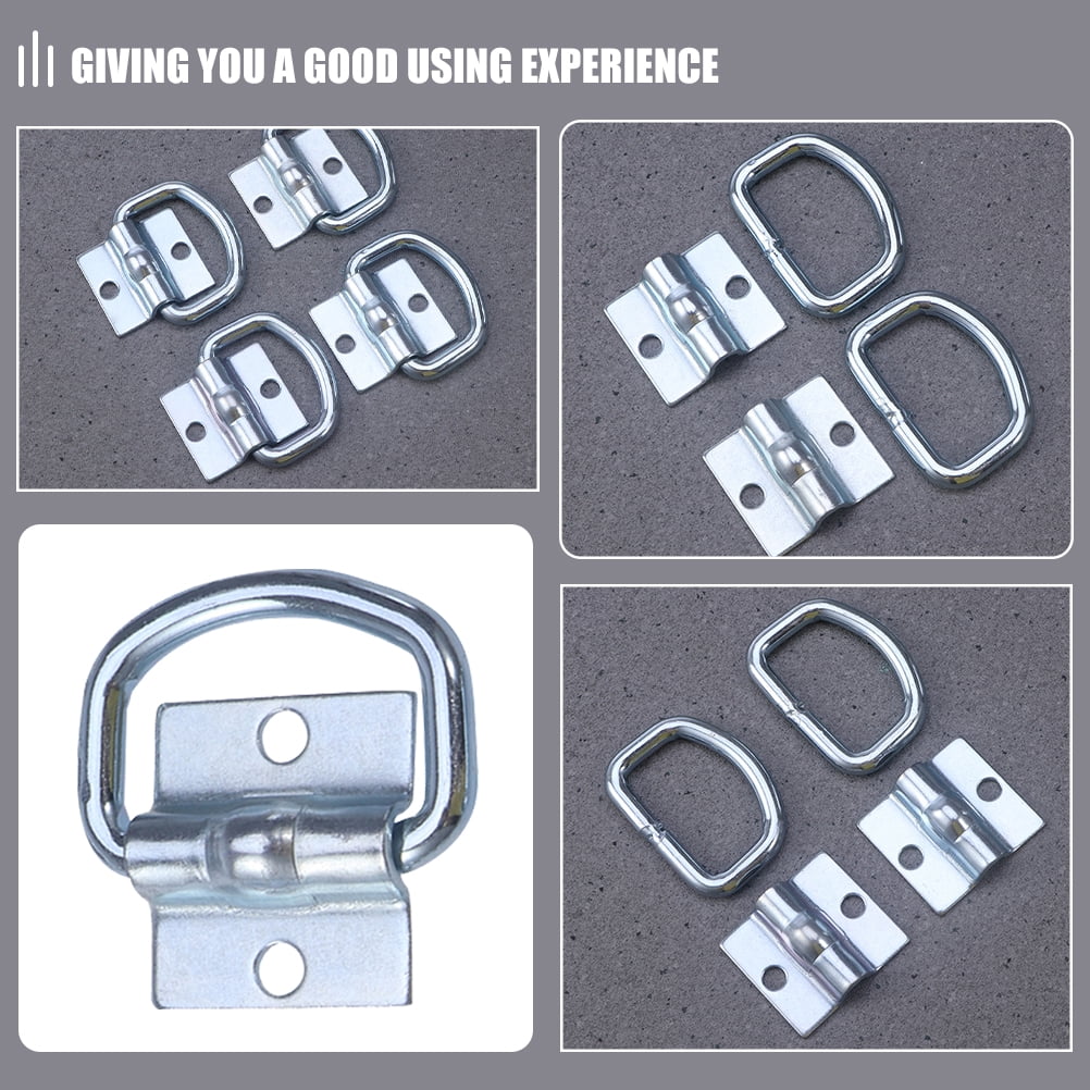 Diekin 12pcs Tie Down Anchor Trailer D Ring Replacement Trailer Tie Down Anchor Accessory