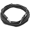 thumbnail image 2 of Seismic Audio Pair of 25 Foot 1/8" 3.5mm Stereo Male to 1/4" 6.35mm Male Audio Patch Cables - SA-iERQM25-2Pack, 2 of 4
