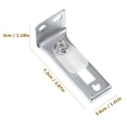 thumbnail image 4 of MOVTOTOP 1 Set Bifold Closet Door Hardware with Repair Parts Pivot Guide Wheel Track, 4 of 7