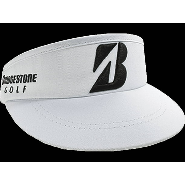 Bridgestone Golf Tour High Crown Visor, White