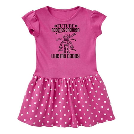 

Inktastic Future Robotics Engineer Like Daddy Gift Baby Girl Dress
