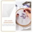 thumbnail image 3 of Minkissy 10Pcs Cotton Embroidery Fabric White Cloth for Sewing Durable and Washable DIY Crafting, 3 of 6