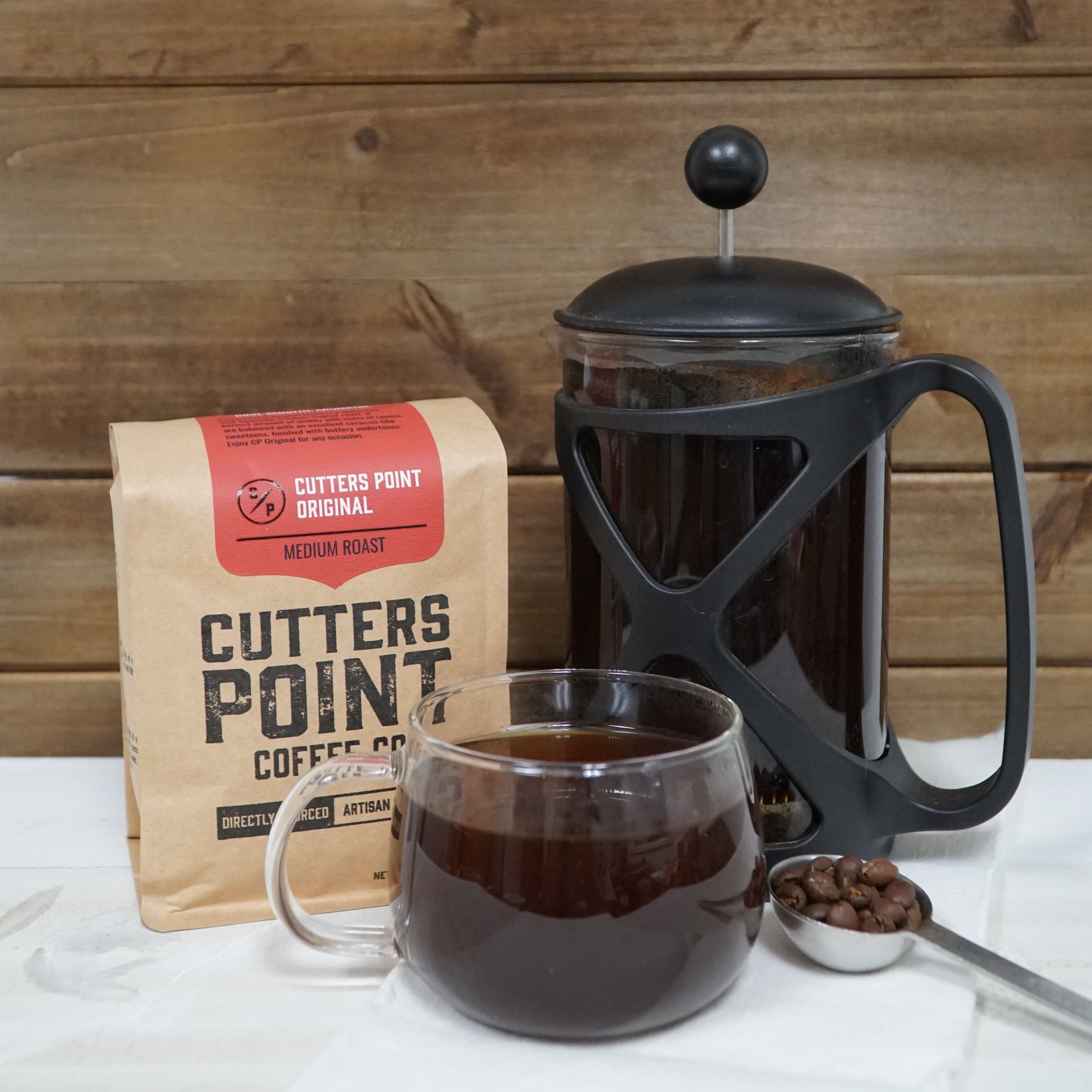 Cutters Point Coffee Co. Original, Whole Bean Coffee , Medium Roast , 12 oz