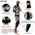 thumbnail image 4 of 5MM CR Neoprene 2-Piece Hooded Spearfishing Wetsuit - Camouflage Blind Seam (XS-4XL), 4 of 5