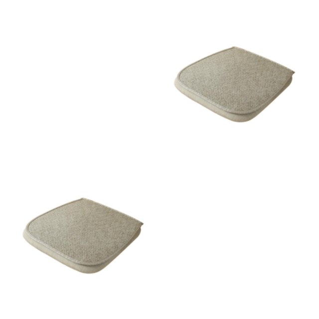Toystoory Cool Ice Pad Seat Mat Cojín para silla Accesorios para el hogar Camping Lavable Oficina Sala de estar Al aire libre Almohadillas de Gris 2piezas