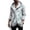 Light Gray, variant on uikmnh Men's Jackets Autumn and Winter Men's Soil Trench Coat Long Lapel Hood Space Double Casual Trench Coat Size:L