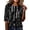 Black, variant on Domzest Half Sleeve Tops for Women Boho Floral Graphic Lightweight Shirt Loose Fit Crew Neck Summer Fall Tunic Tops Black XXL