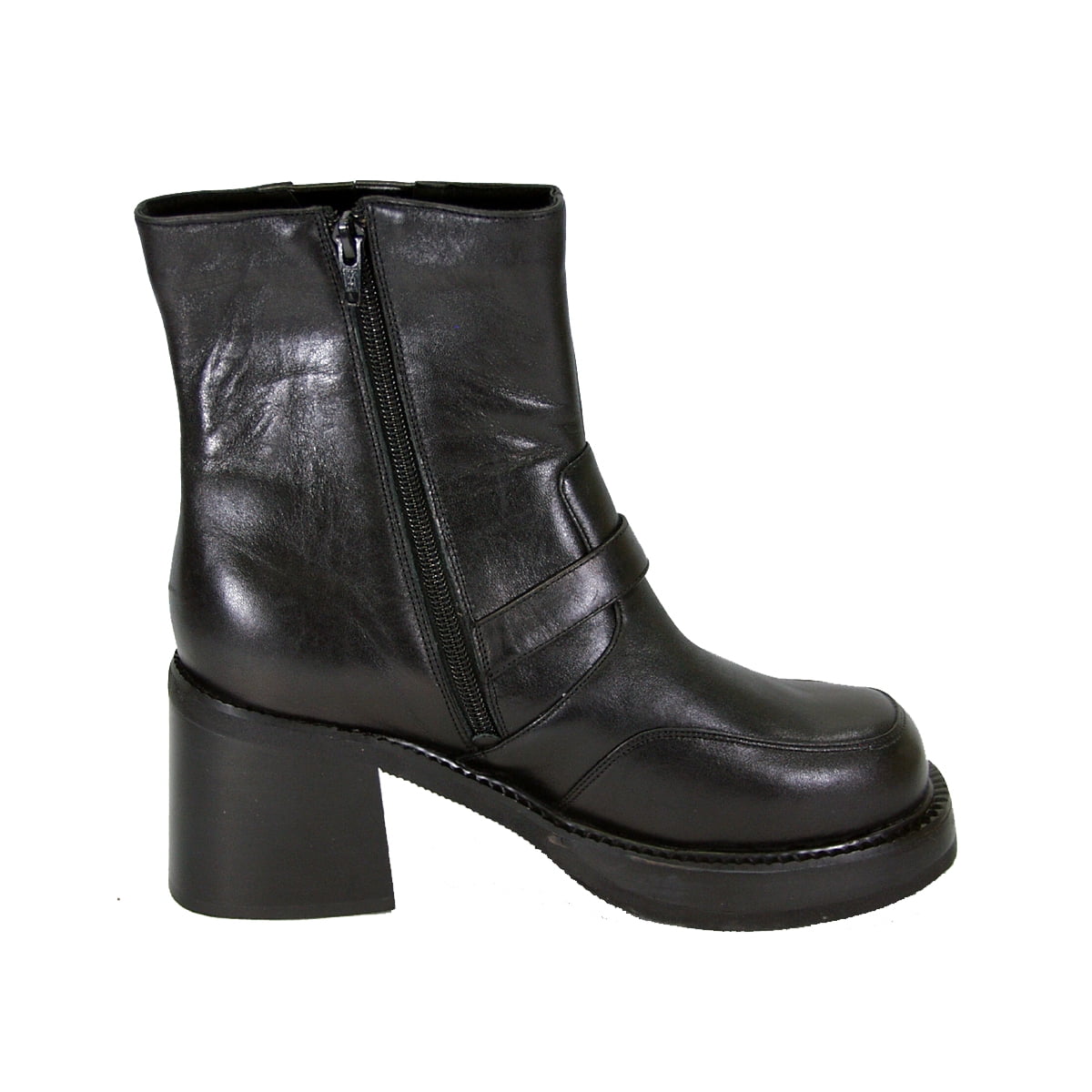PEERAGE Tony Men's Medium Width Elegant 7 Inch Comfort Leather Boots