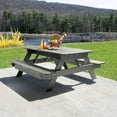 thumbnail image 2 of Highwood Hometown Picnic Table -Outdoor, Eco-friendly, Synthetic Wood, 2 of 4