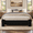 Black, variant on King Size Platform Boucle Bed Frame, Heavy Duty Bedframe No Box Spring Needed, Easy Assembly, Black