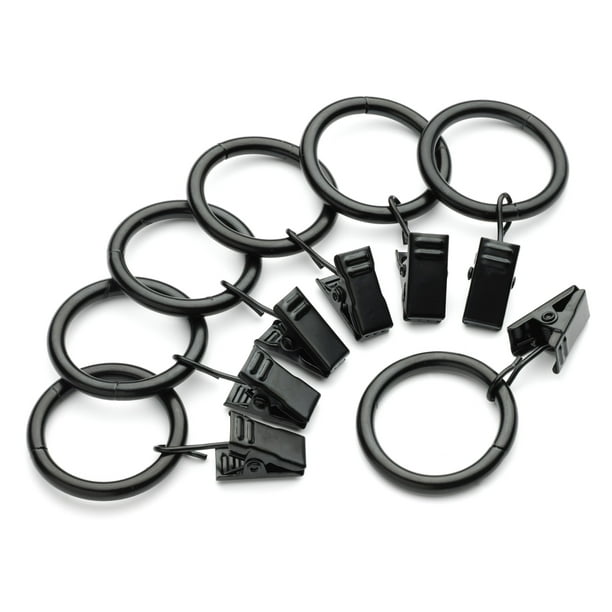 1 Inch Metal Curtain Clip Rings Set Of, Clips For Curtains