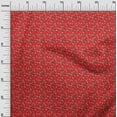 thumbnail image 2 of oneOone Silk Tabby Red Fabric Christmas Sewing Fabric By The Yard Printed Diy Clothing Sewing Supplies 42 Inch Wide, 2 of 4