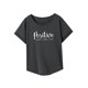 thumbnail image 4 of Camiseta para mujer verano elegante suave cómodo disfraz cuello redondo camiseta para viaje M, 4 of 7