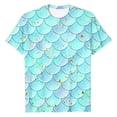 thumbnail image 4 of WEIWEN Women's Crew Neck Short Sleeve Tshirts Graphic Tees Summer Casual T-Shirts Outdoor Active Basic Tops Womens T Shirts (Blue, XXXXL), 4 of 4