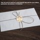 thumbnail image 3 of Kit de sello de cera con laca de fuego, juego de caja de regalo con sello de latón para empaquetado de cartas de invitación de boda, 3 of 8