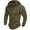 A-Army Green1001, variant on XIAONU Men's Textured Hoodie Curved Hem Pleated Sleeve Hooded Sweatshirt Breathable Athletic Gym Hoodie