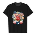 thumbnail image 4 of YDLCAFD Maternity Shirts for Workout Ladies' Top Printed Loose Short Sleeve Top, 4 of 4
