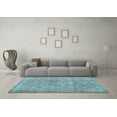 thumbnail image 3 of Ahgly Company Indoor Rectangle Persian Light Blue Traditional Area Rugs, 2' x 3', 3 of 4