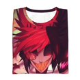 thumbnail image 7 of Alastor Hazbin Hotel Teen T-Shirt Crewneck Short Sleeve Double-Sided Print Summer Tee Shirts Top For Youth Boys Girls Children Medium, 7 of 7