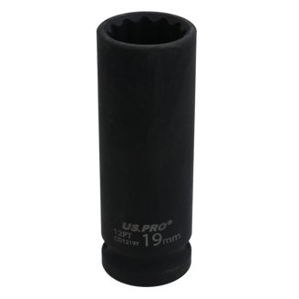 1/2 Drive 46mm DEEP IMPACT SOCKET 6 Point Single Hex Design by US PRO TOOLS 5060599867182 1/2 Drive 46mm DEEP IMPACT SOCKET 6 Point Single Hex Design by US PRO TOOLS 5060599867182