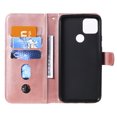 thumbnail image 3 of Case for Google Pixel 5 XL Zipper Pocket Wallet Leather Case Magnetic Closure Flip Cover - Pink, 3 of 5