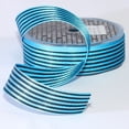 thumbnail image 2 of The Ribbon People Blue and Black Striped Satin Craft Ribbon 1" x 108 Yards, 2 of 2