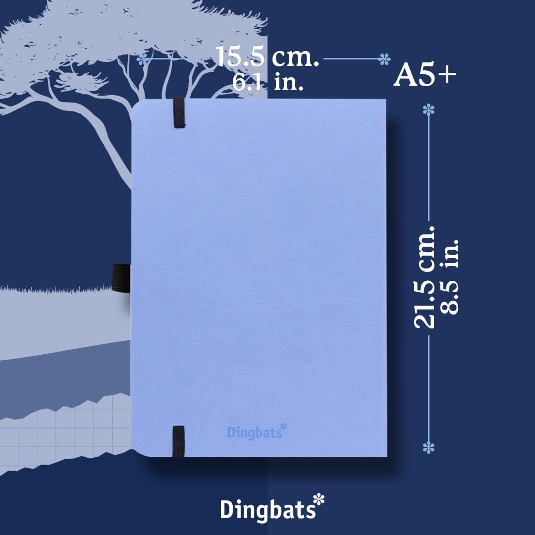 Earth A5+ Sky Blue Great Barrier Dotted, (Hardcover)