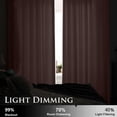 thumbnail image 5 of Velvet Curtains with Grommet for Home Office, Thermal Insulated Super Soft Privacy Noise Reducing Light Filtering Velvet Drapes, 2 Panels, 5 of 7